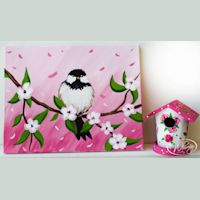 $30-Sunday Savers (canvas only, Bird house not included)