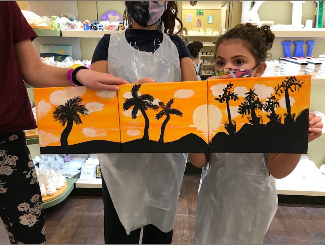 Real kids at the Hologram Zoo Illinois summer camp Chicago workshop program with Painted Penguin