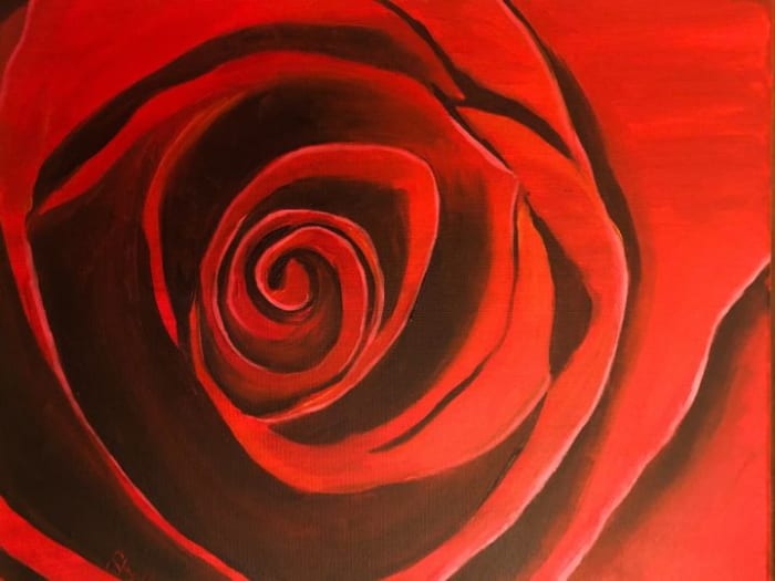 Red Rose Paint @ Home Experience
