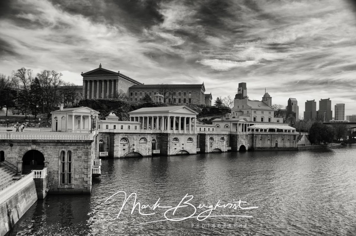 WOW! - Beautiful Boathouse Row & Water Works at Night! Photo