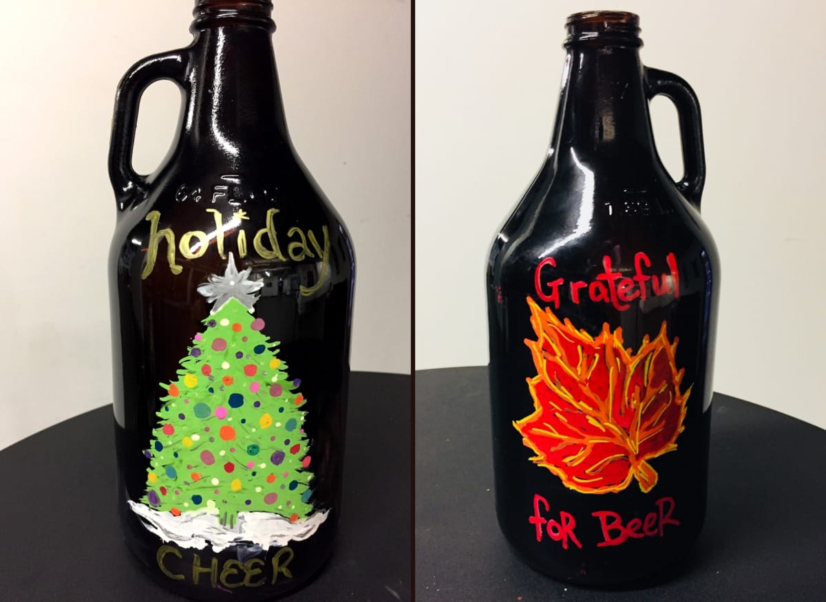Growler Painting Class Photo