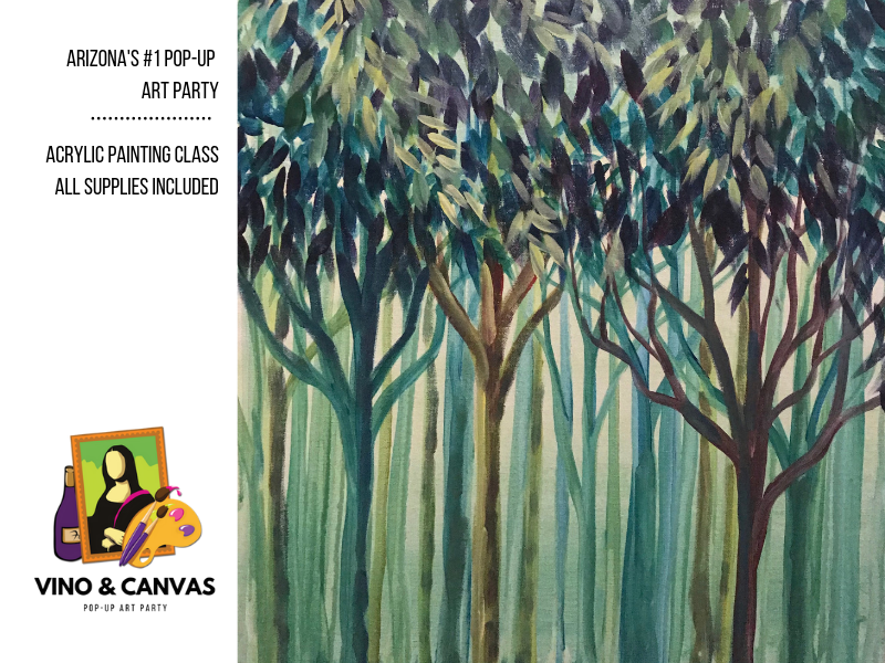 Mystical Forest Acrylic Painting Class