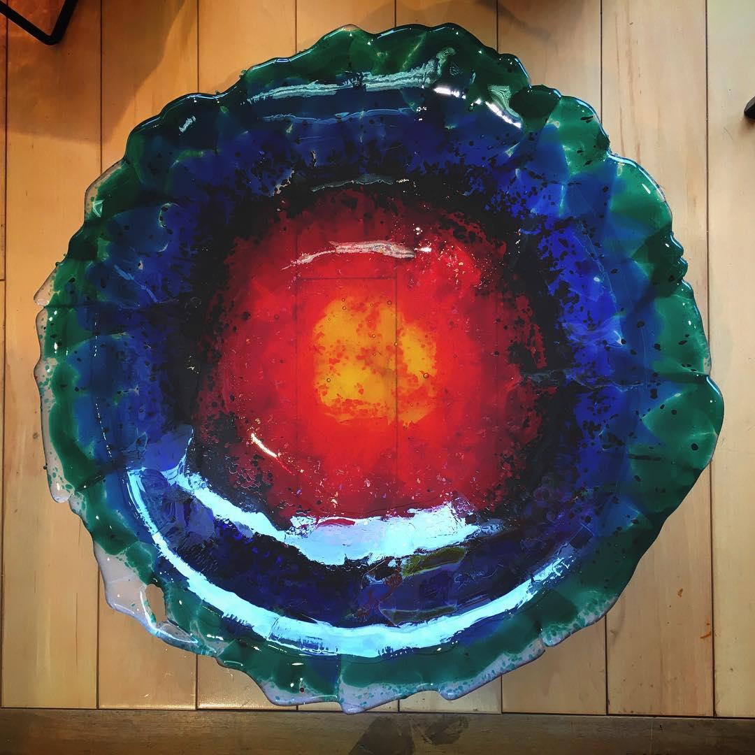 Glass Fusing-Supernova Photo