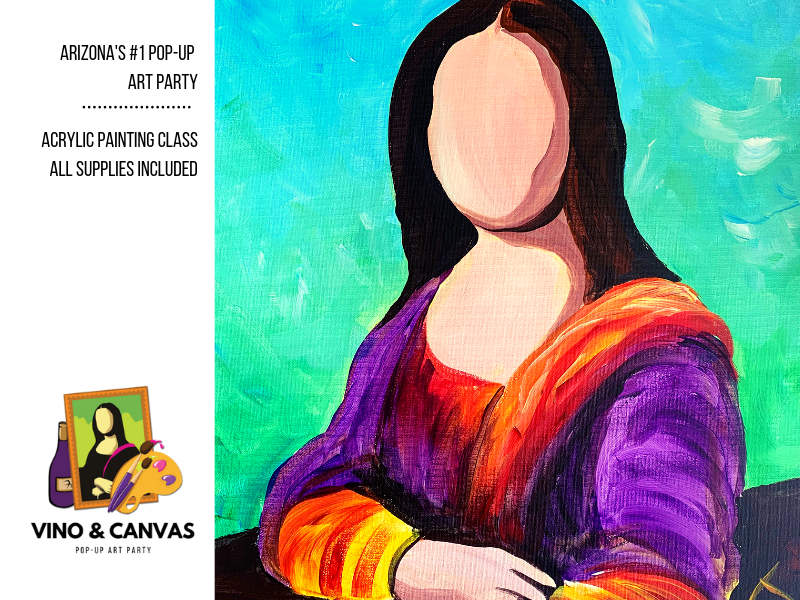 Mona Lisa Acrylic Painting Class