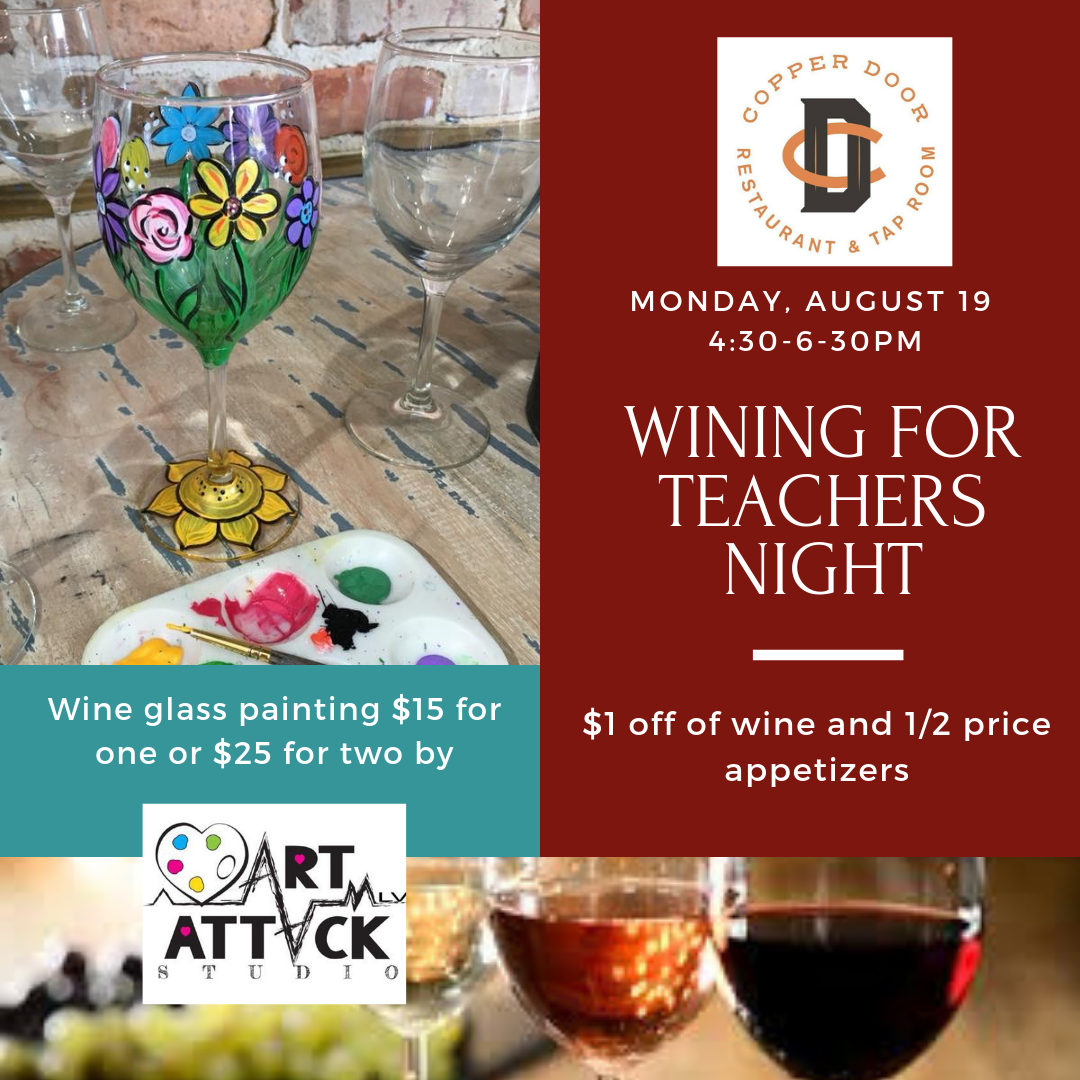 Wine Glass Painting At Copper Door Aug 19