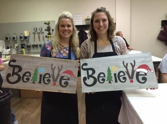Believe - Wood Art $35 Photo