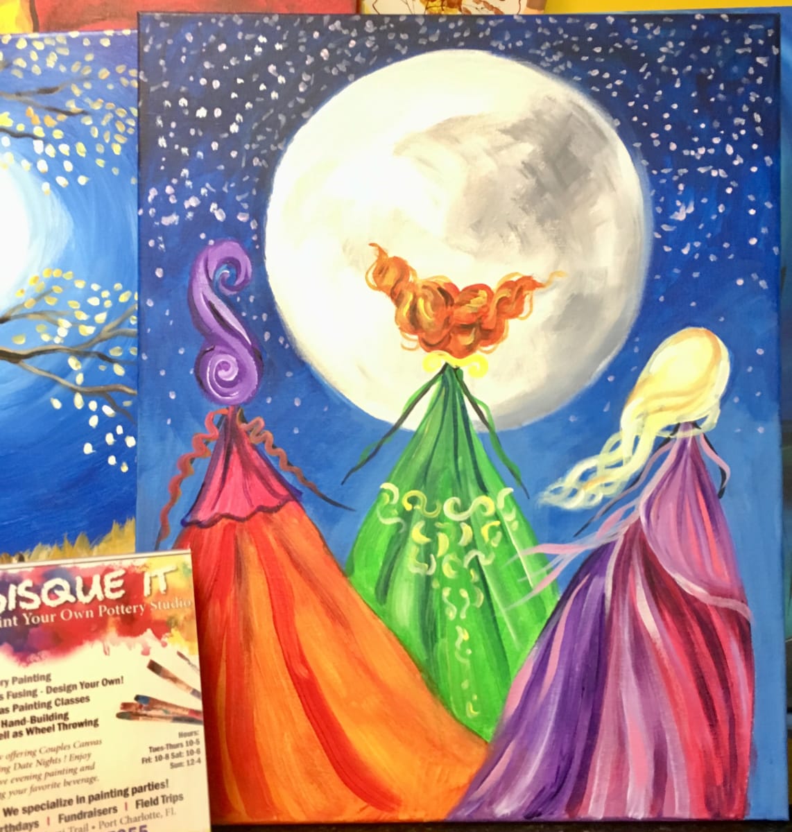 10 16 Hocus Pocus Canvas Painting