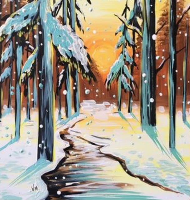 snowing in the forest special $20 Photo