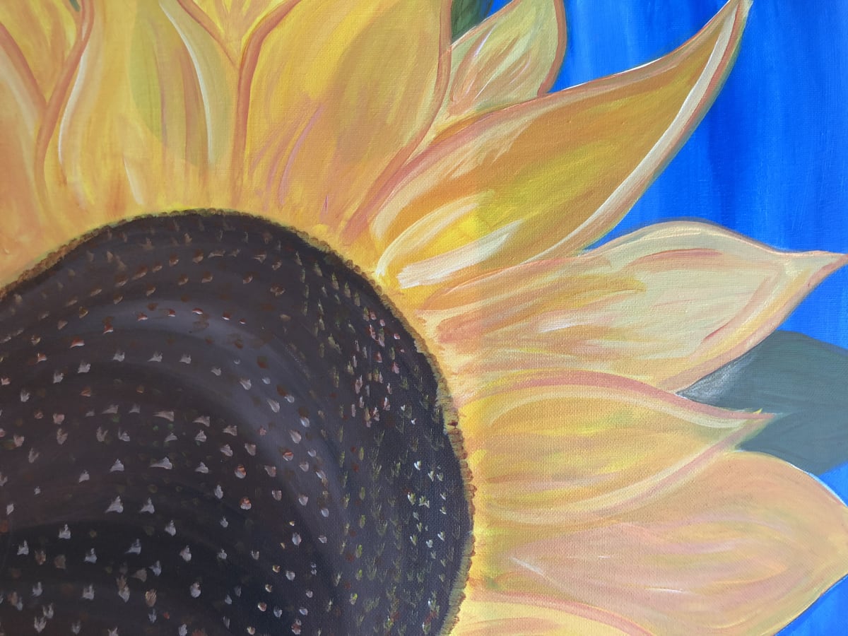 Sunflower with Bridget! Photo