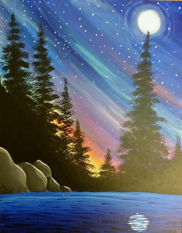 Northern Lights Lake at Crazy Mountain Brewing Company Photo