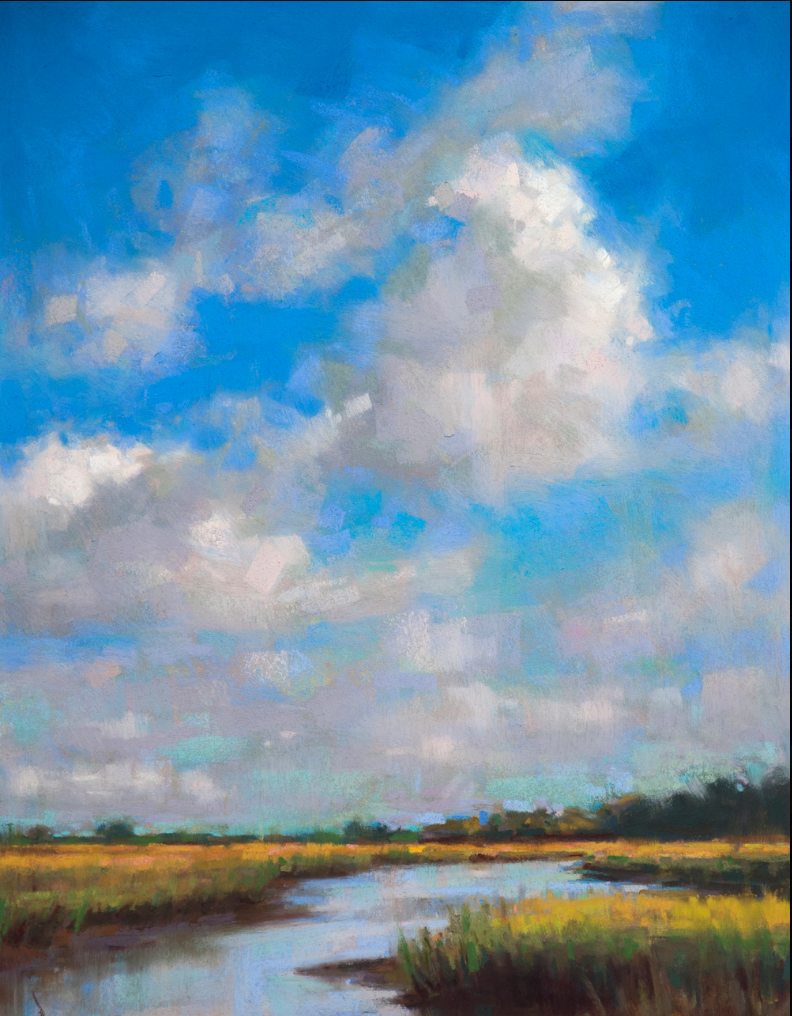 Chalk Pastel Sky And Clouds
