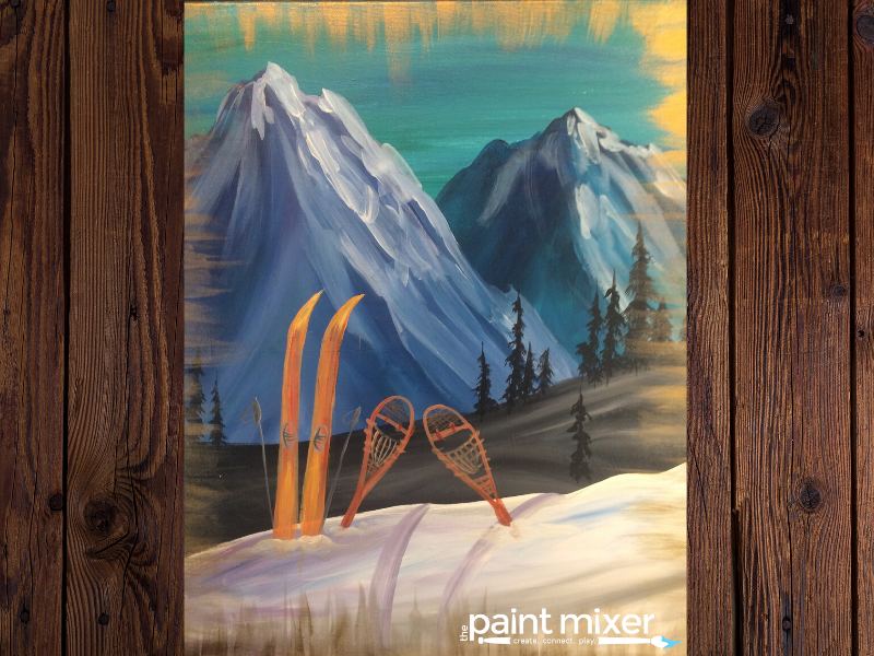 Park City Locals Night Antique Skis