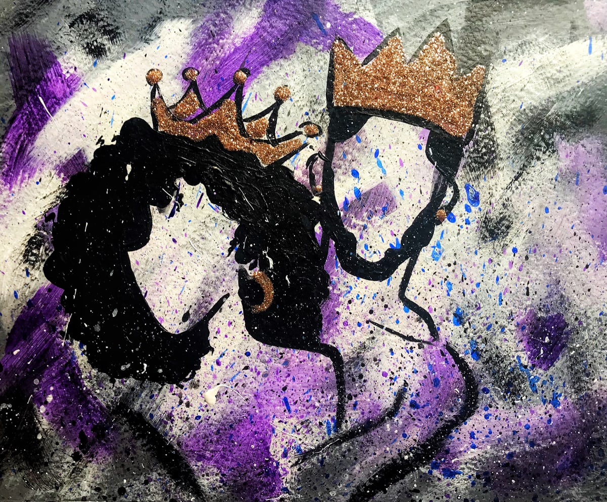 Vday Royal Couple Guided Art Class