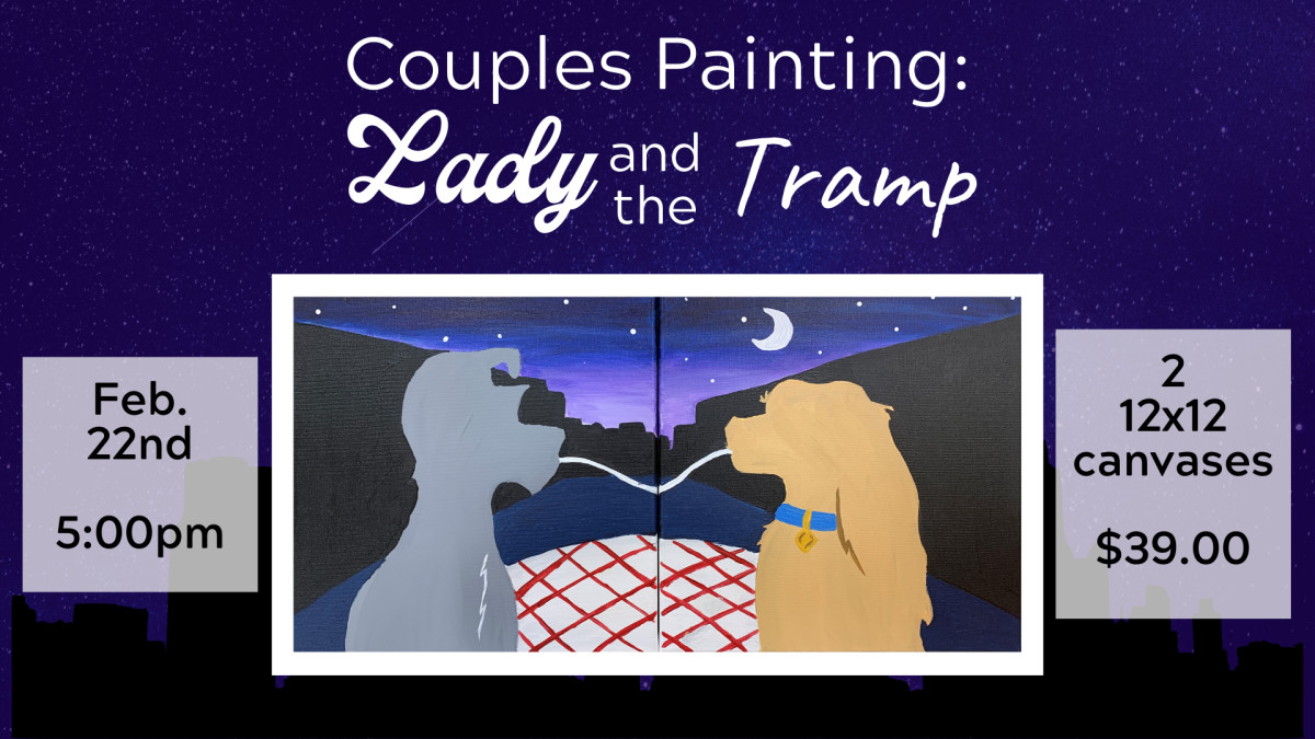 Couples Paint Lady And The Tramp