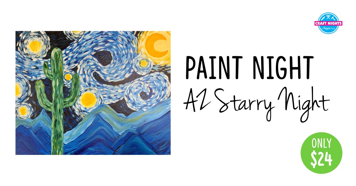 Paint Night Az Starry Night