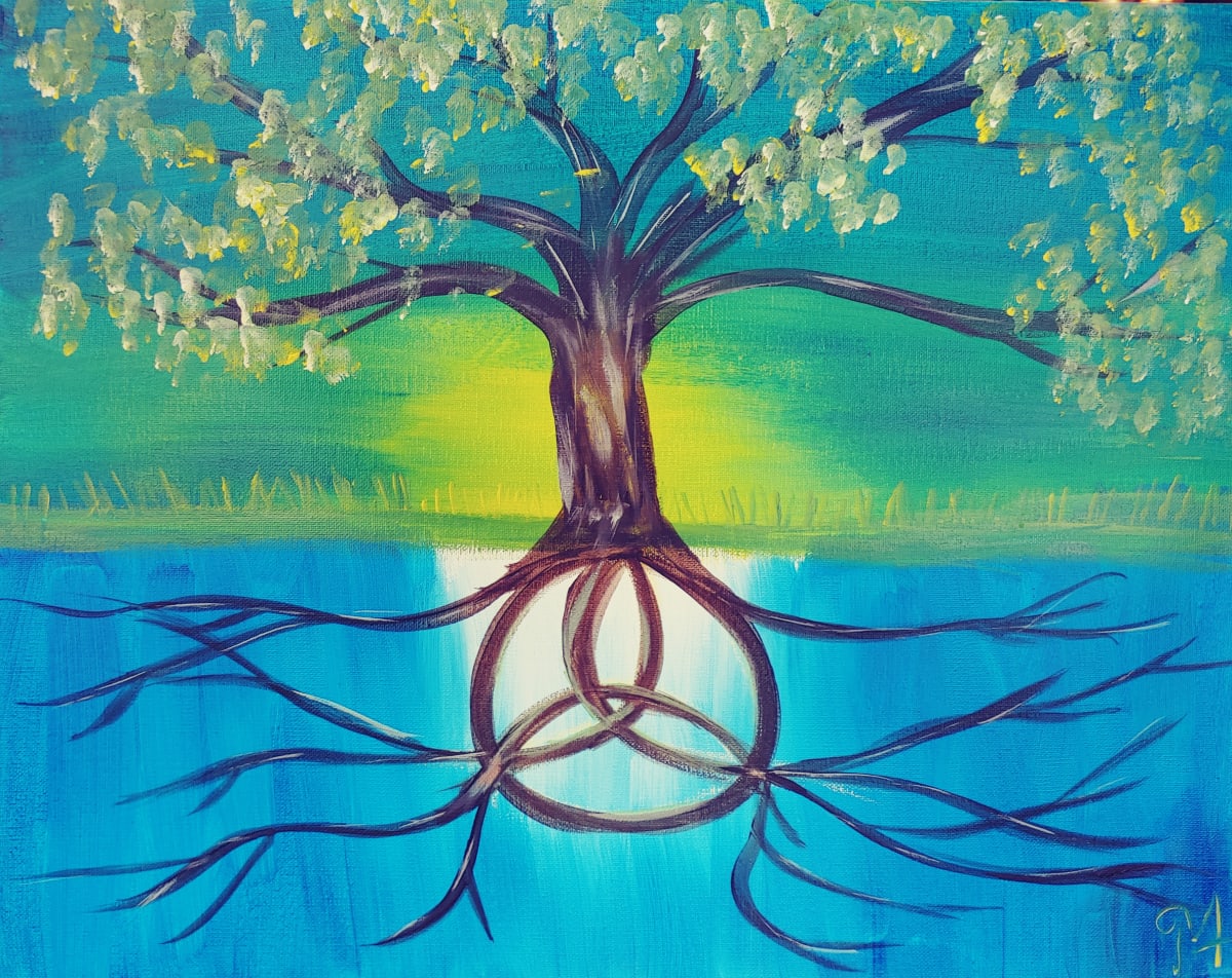 celtic tree of life painting