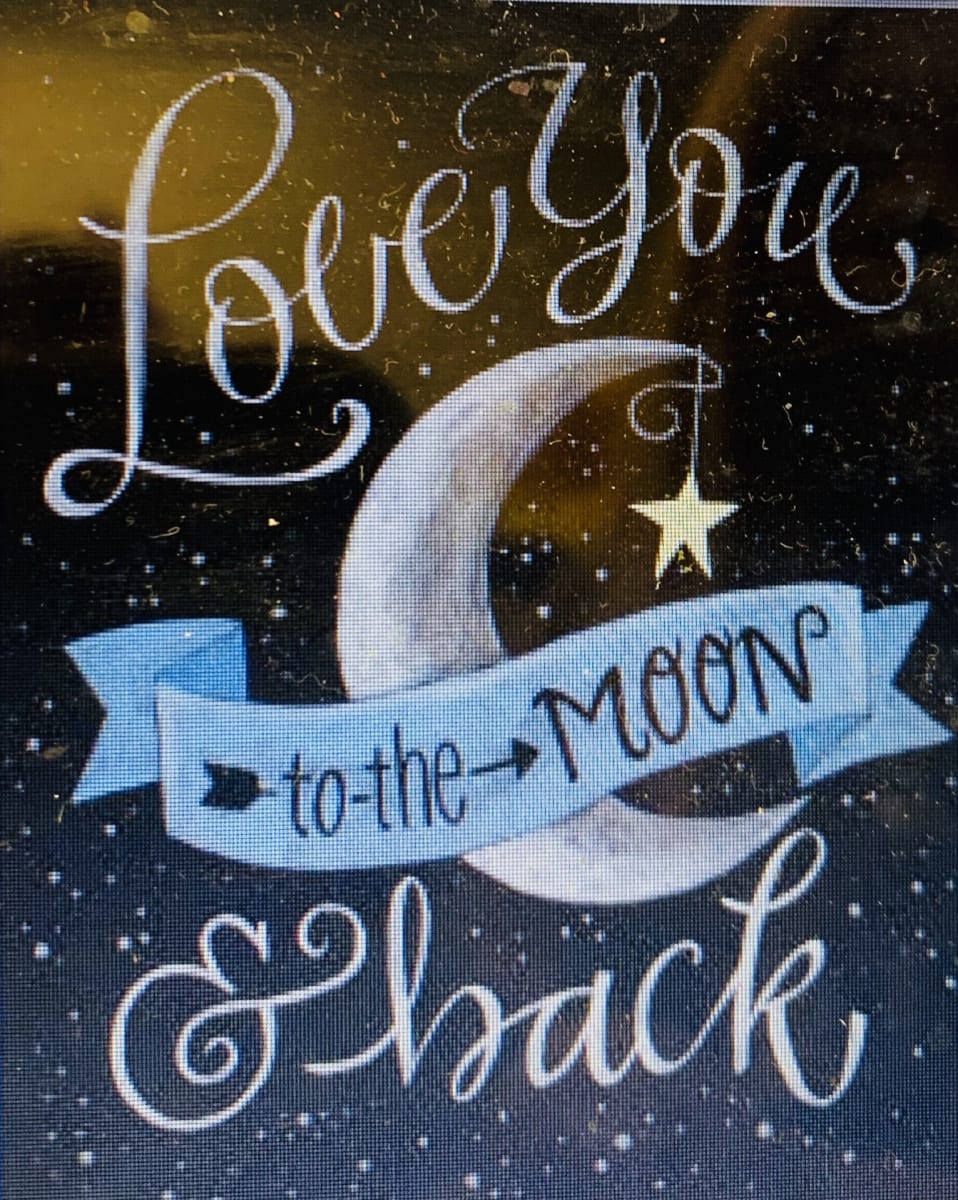 Love You To The Moon And Back Paint And Sip March 27 25 Virtual Paint Party