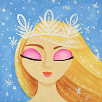 Mommy And Me Painting Class Ice Princess