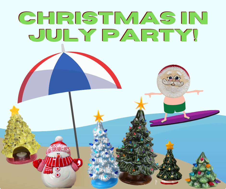 Paint Party Christmas In July