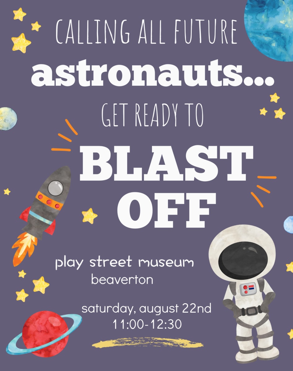 SPACE PLAY TIME - PLAY STREET BEAVERTON Photo