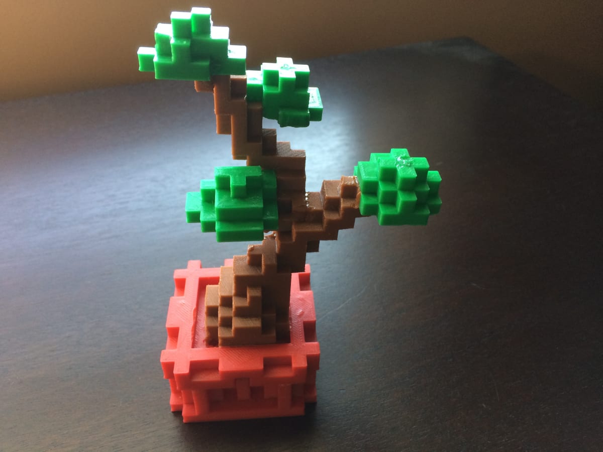 minecraft 3d printing ages 7 11