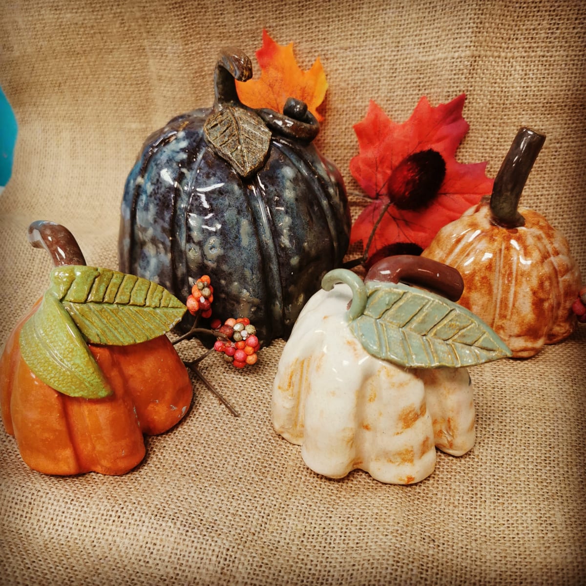 Clay Pumpkins Photo