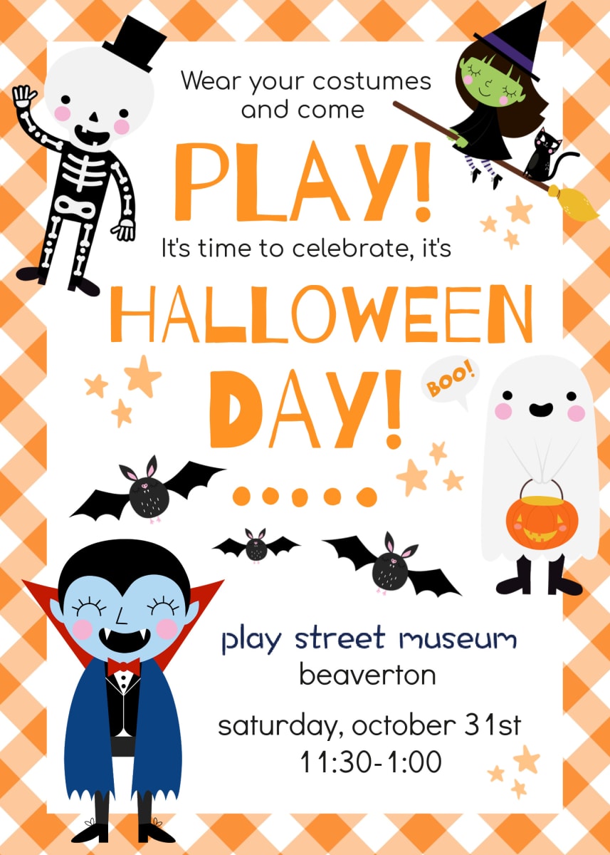 HALLOWEEN PLAY AND PIZZA PARTY AT PLAY STREET BEAVERTON Photo