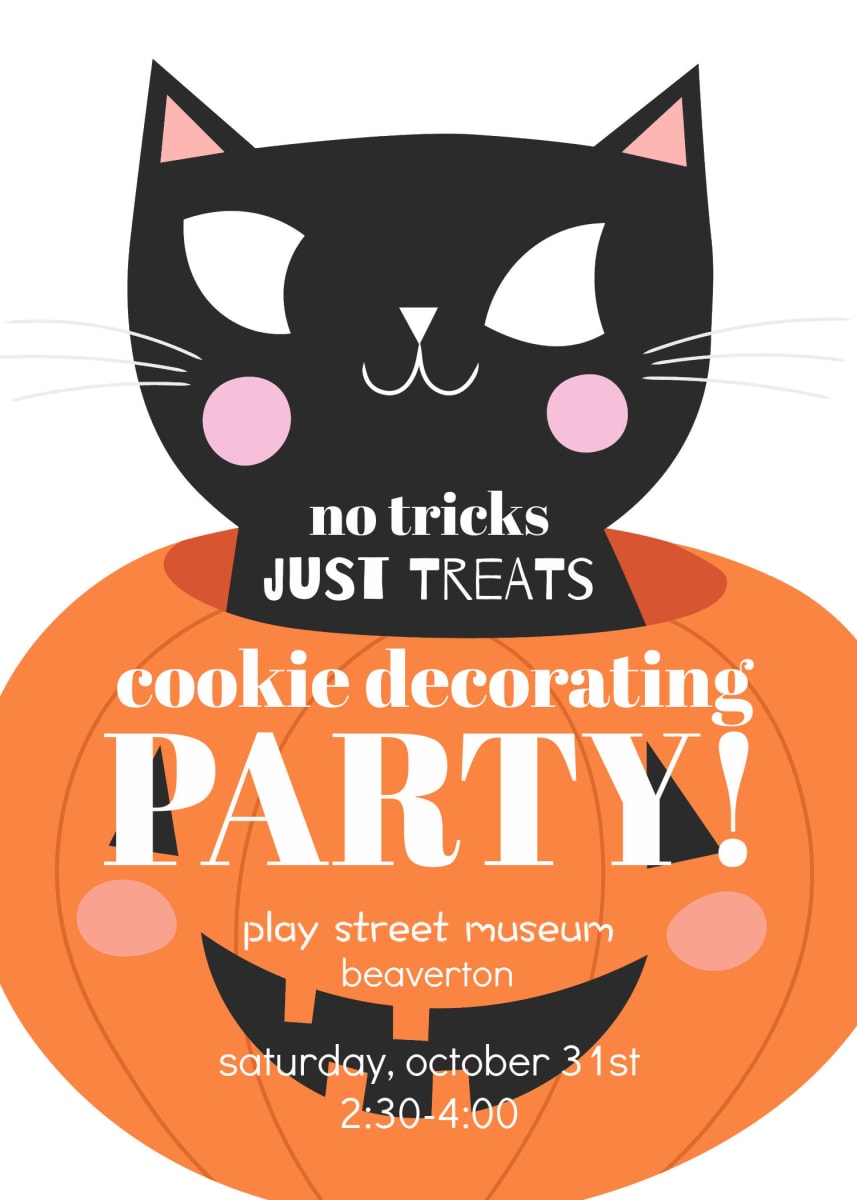 HALLOWEEN COOKIE DECORATING PARTY - PLAY STREET BEAVERTON Photo
