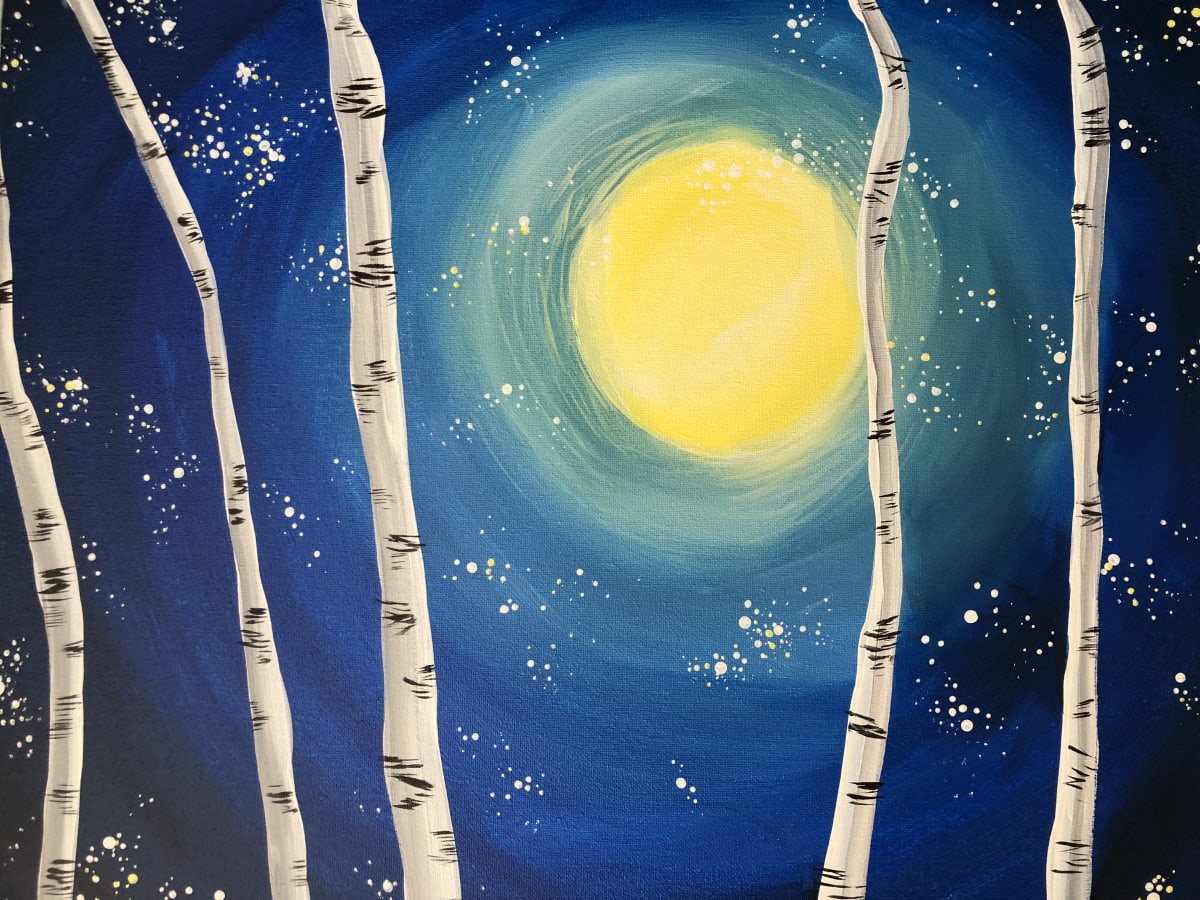 Moonlit Birch with Bridget!👍👍👍 Photo