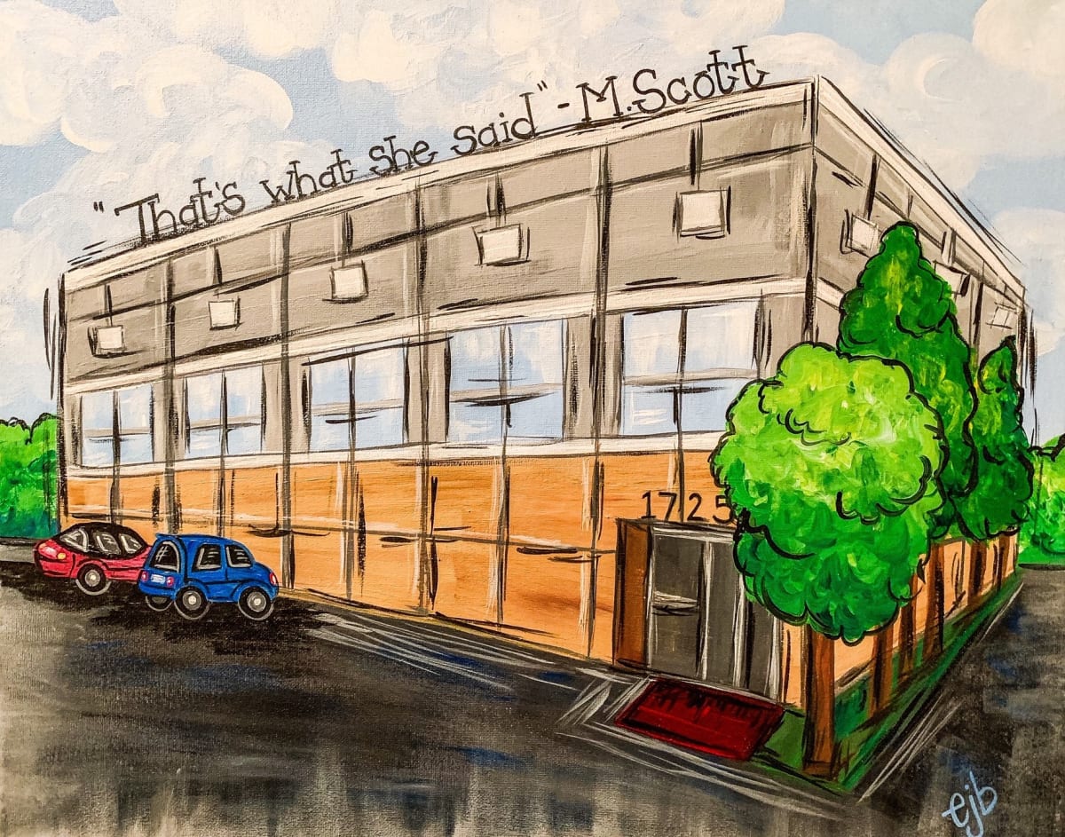 Online Class - Dunder Mifflin Painting AND Trivia with EMMA Photo