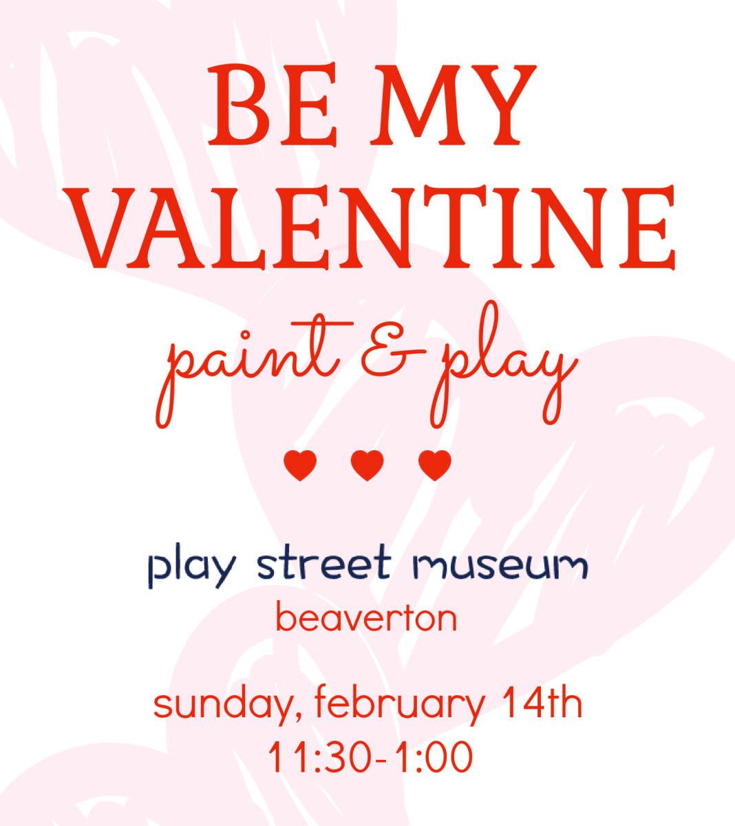 VALENTINE'S DAY PAINT AND PLAY Photo