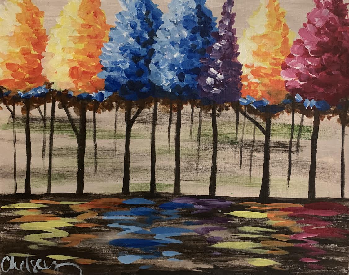 In-Studio and Online: Colorful Trees with EMMA Photo
