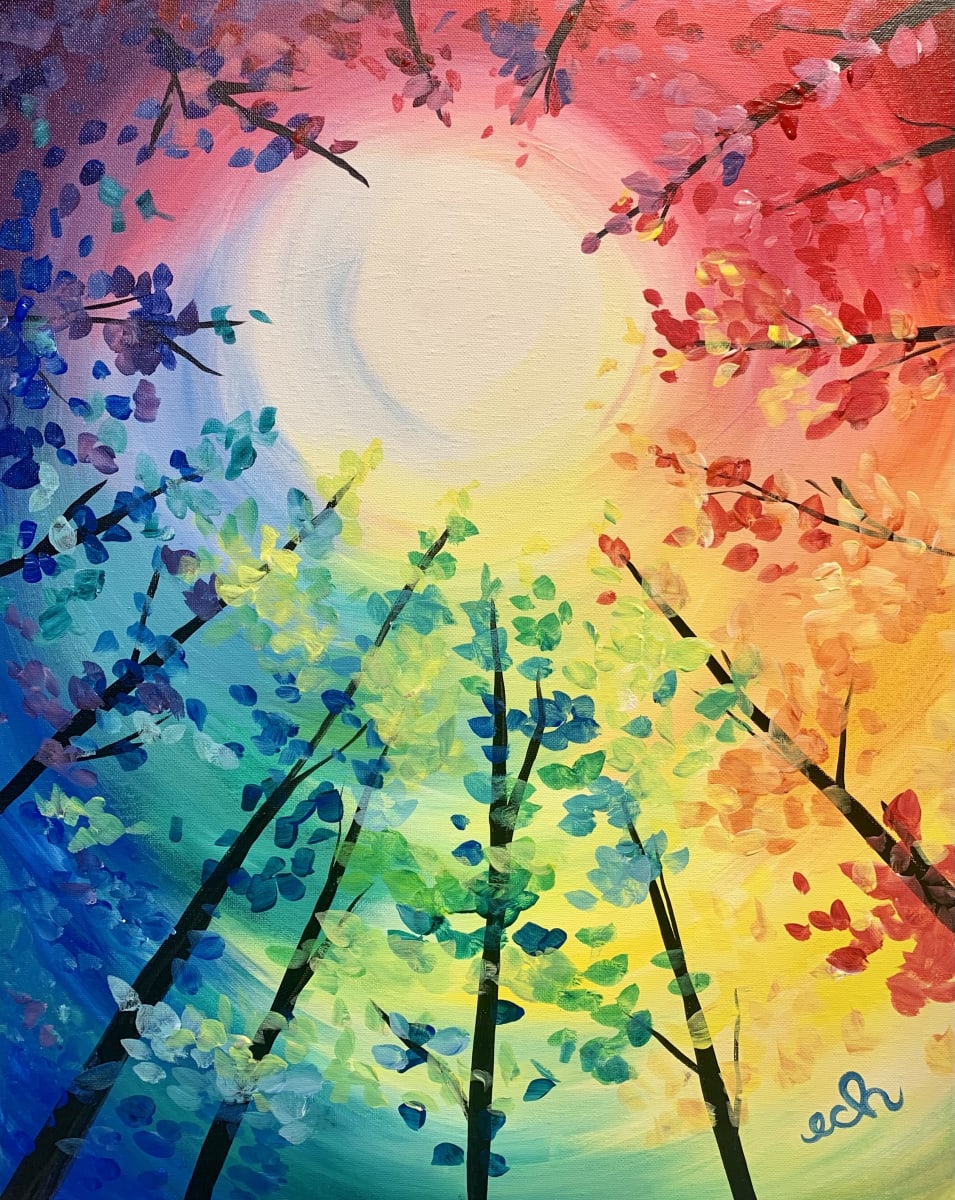 ONLINE Class: Rainbow Skies with SARAH Photo