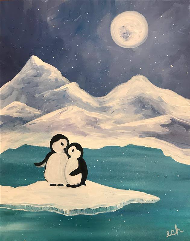 ONLINE Class: Penguin Paradise with MANDY Photo