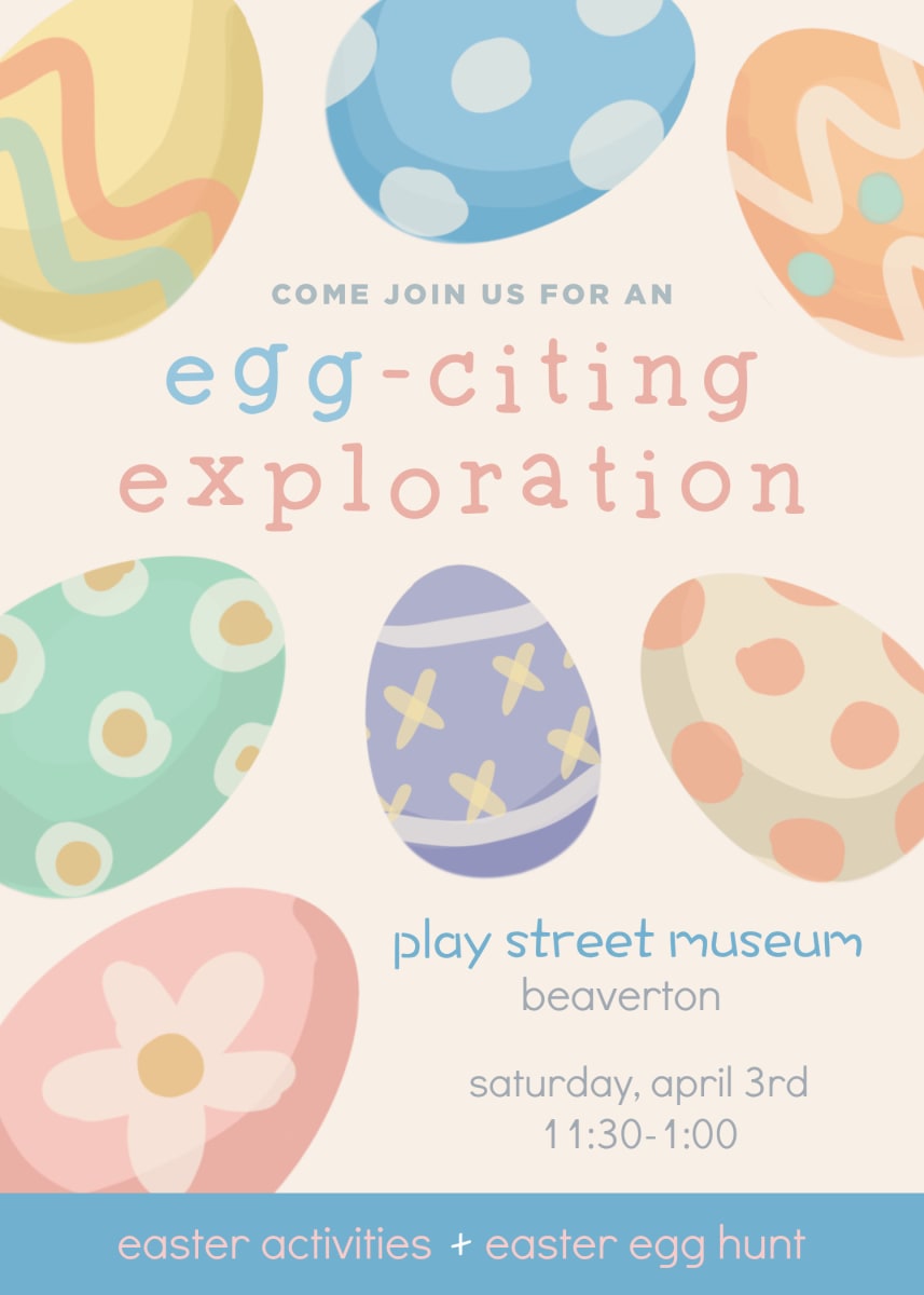 EGG-citing exploration - PLAY STREET BEAVERTON Photo