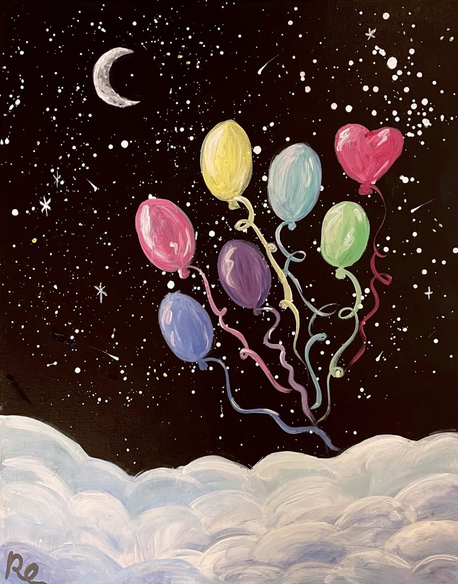 Mimosa Morning: NEW! Space Balloons with RACHEL Photo