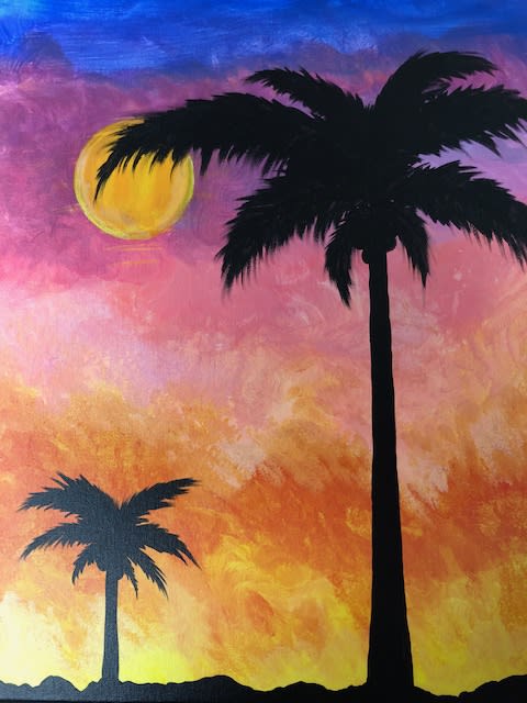 Colorful Palms with Lindsay!👍👍👍 Photo