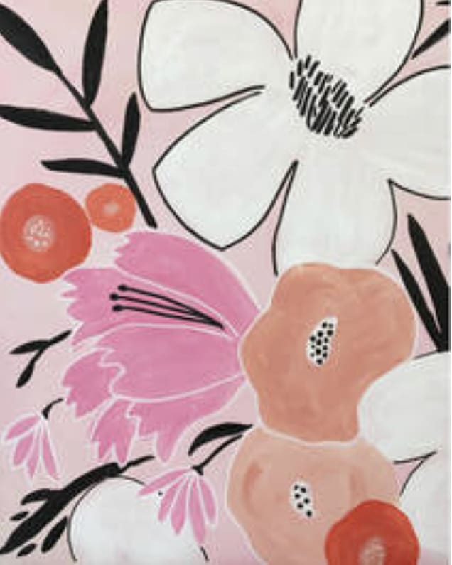 Art & Vino "Abstract Floral" Photo