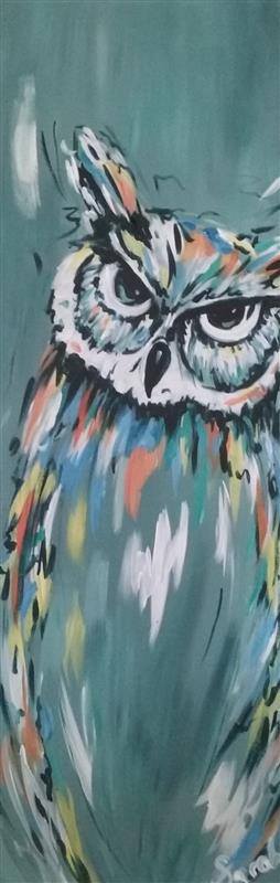 Sangria Saturday: Wise Owl 10x30 Canvas Class with SARAH Photo