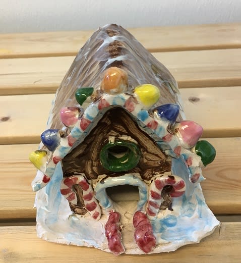 Clay Gingerbread House Class Photo