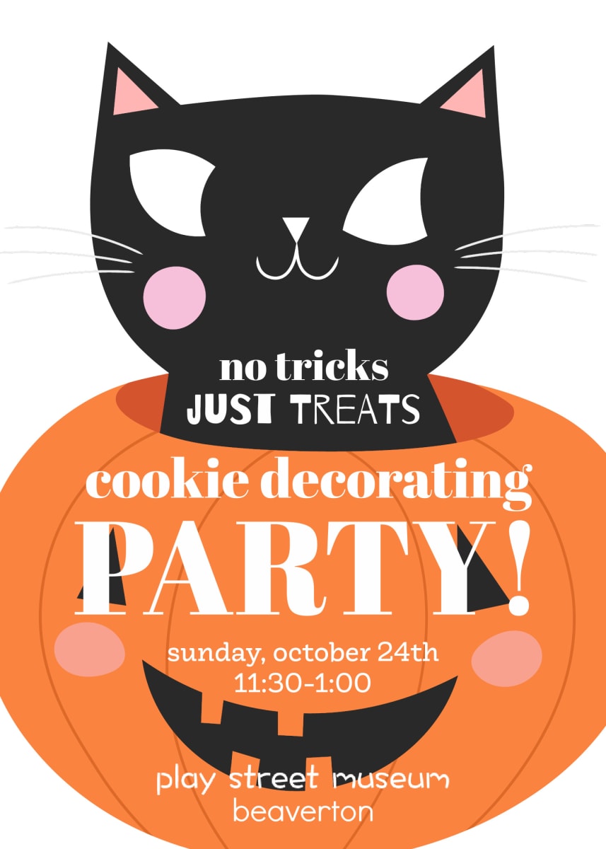 HALLOWEEN COOKIE DECORATING PARTY - PLAY STREET BEAVERTON Photo