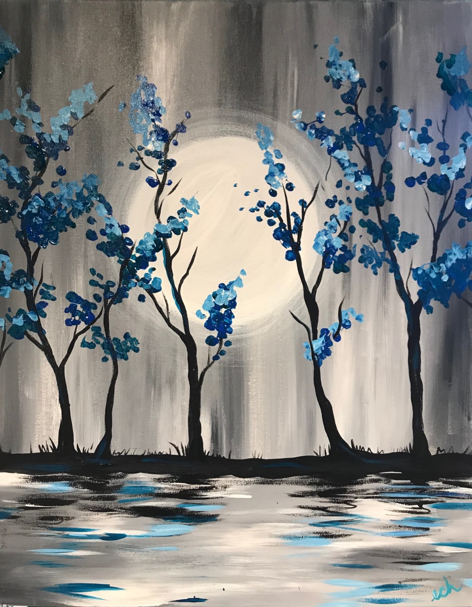 Park Meadows - Full Moon Reflection with Britt Photo