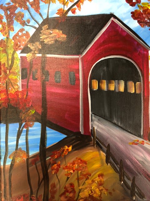 Covered Bridge with Niki!👍👍👍 Photo