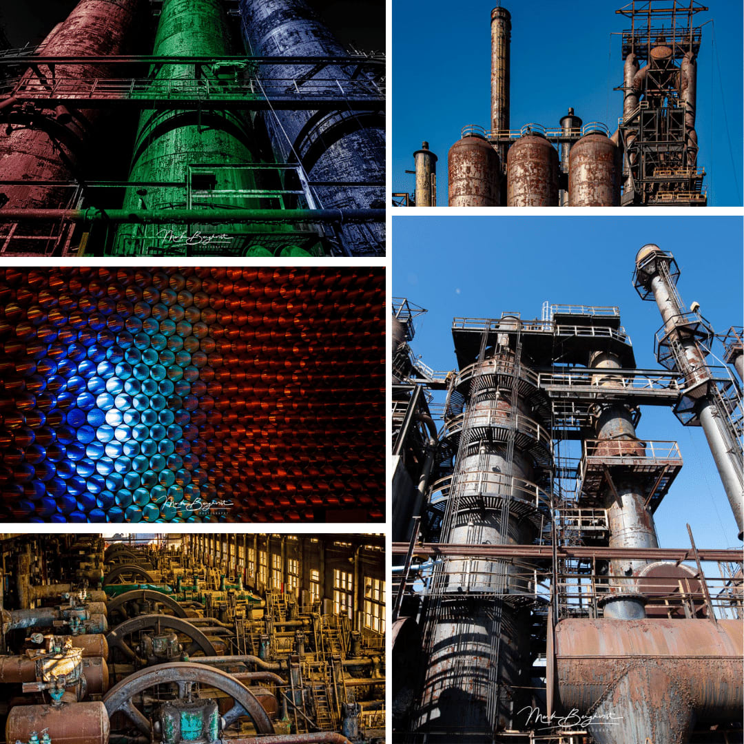 The Magical Light of Bethlehem SteelStacks Photo