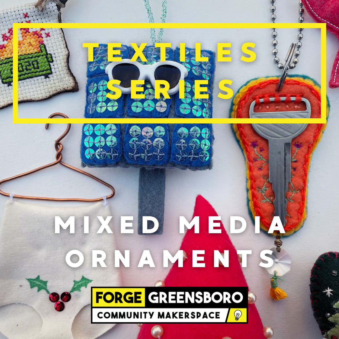 Textiles Series: Soft Mixed-Media Ornaments Photo