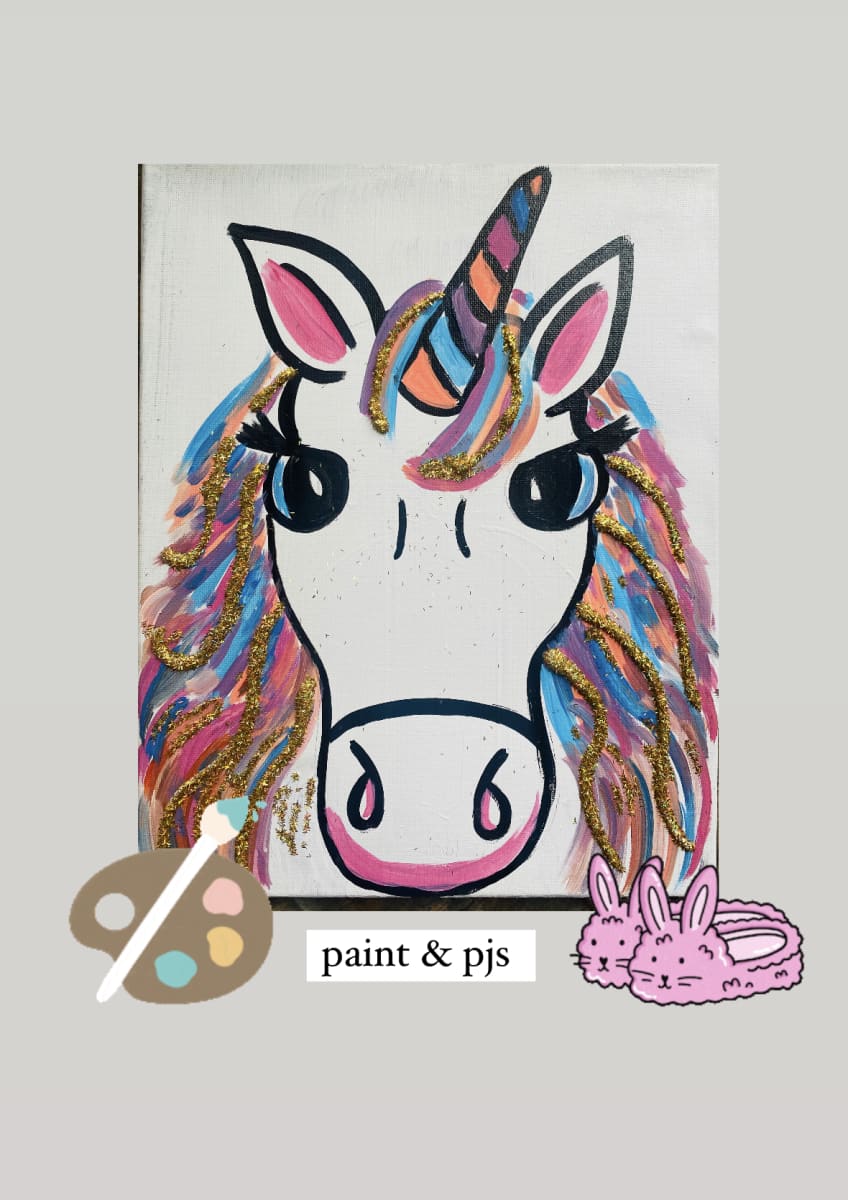 Sparkly Unicorn Workshop : Paint & Pjs Photo