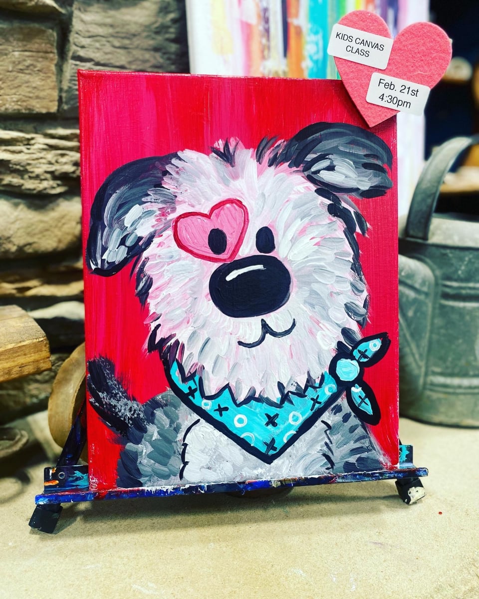 Canvas Painting Youth Workshop Photo