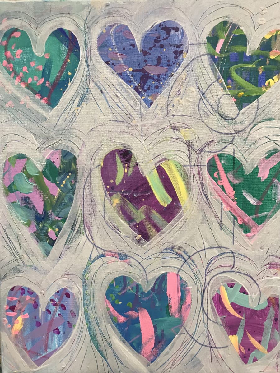 Art & Vino "Abstract Hearts" Photo