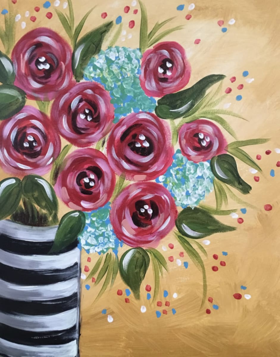 Art & Vino "Striped Vase" Photo