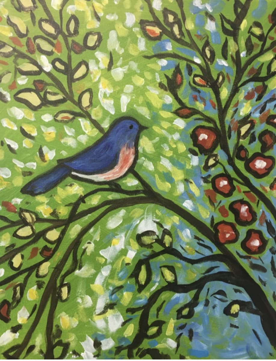 Art & Vino "Blue Bird of Happiness" Photo